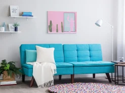 Sofa rozkładana dla 3 osób RONNE Turkusowy