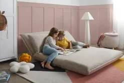 New Sofa rozkładana dla 2 osób ROROS Len syntetyczny Dzieci Sofy Z Funkcją Spania|Wszystkie Sofy