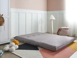 Hot Sofa rozkładana dla 2 osób ROROS Len syntetyczny Ciemno Dzieci Sofy Z Funkcją Spania|Wszystkie Sofy