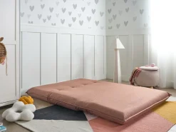 Online Sofa rozkładana dla 2 osób ROROS Len syntetyczny Dzieci Sofy Z Funkcją Spania|Wszystkie Sofy