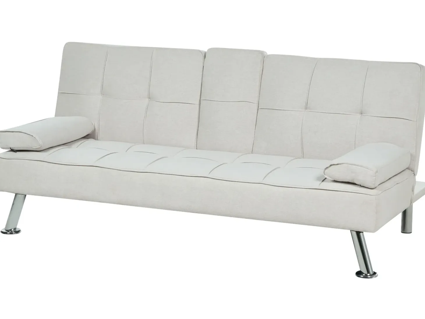 Online Sofa rozkładana dla 3 osób ROXEN Jasnobeżowy Sofy Z Funkcją Spania|Wszystkie Sofy