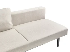 Outlet Sofa rozkładana dla 3 osób ROYKKA Złamana biel Sofy Z Funkcją Spania|Wszystkie Sofy