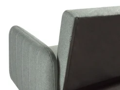 Best Sofa rozkładana dla 3 osób SENJA Len syntetyczny Jasnozielony Sofy Z Funkcją Spania|Wszystkie Sofy