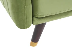 Online Sofa rozkładana dla 3 osób SENJA Welur Oliwkowy Sofy Z Funkcją Spania|Wszystkie Sofy
