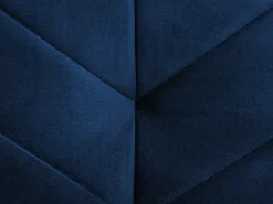 Sofa rozkładana dla 3 osób SENJA Welur Granatowy
