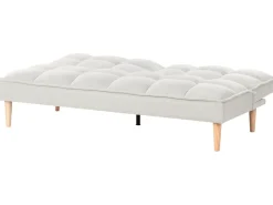 Hot Sofa rozkładana dla 3 osób SILJAN Złamana biel Sofy Z Funkcją Spania|Wszystkie Sofy
