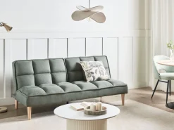 Clearance Sofa rozkładana dla 3 osób SILJAN Jasnozielony Sofy Z Funkcją Spania|Wszystkie Sofy