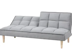 Sofa rozkładana dla 3 osób SILJAN Jasnoszary Szary