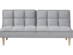 Sofa rozkładana dla 3 osób SILJAN Jasnoszary Szary