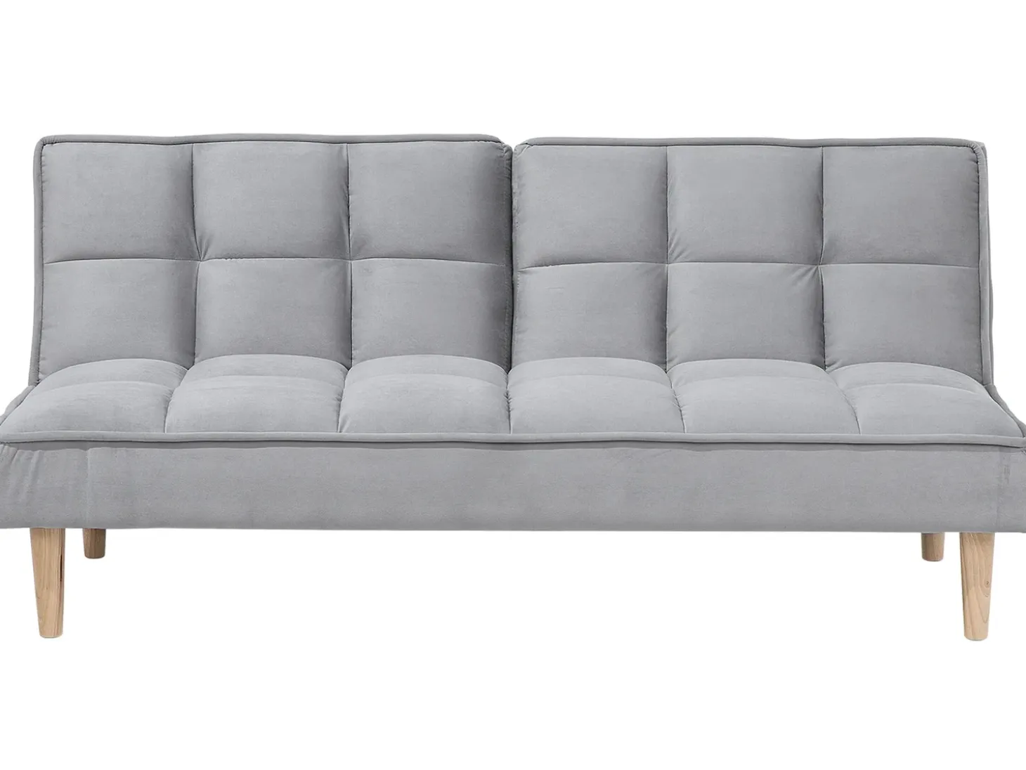 Sofa rozkładana dla 3 osób SILJAN Jasnoszary Szary