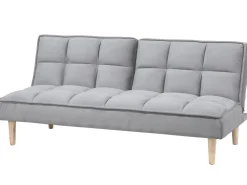 Sofa rozkładana dla 3 osób SILJAN Jasnoszary Szary