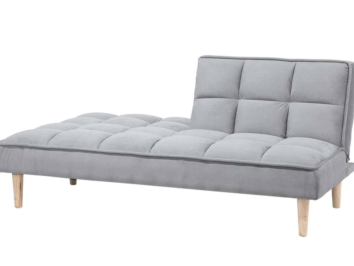 Sofa rozkładana dla 3 osób SILJAN Jasnoszary Szary