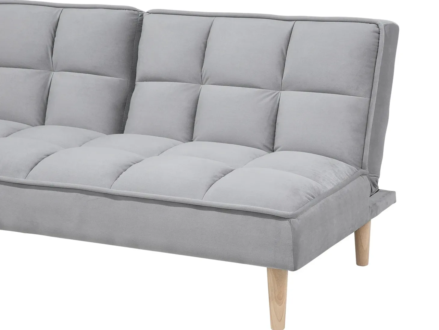 Sofa rozkładana dla 3 osób SILJAN Jasnoszary Szary