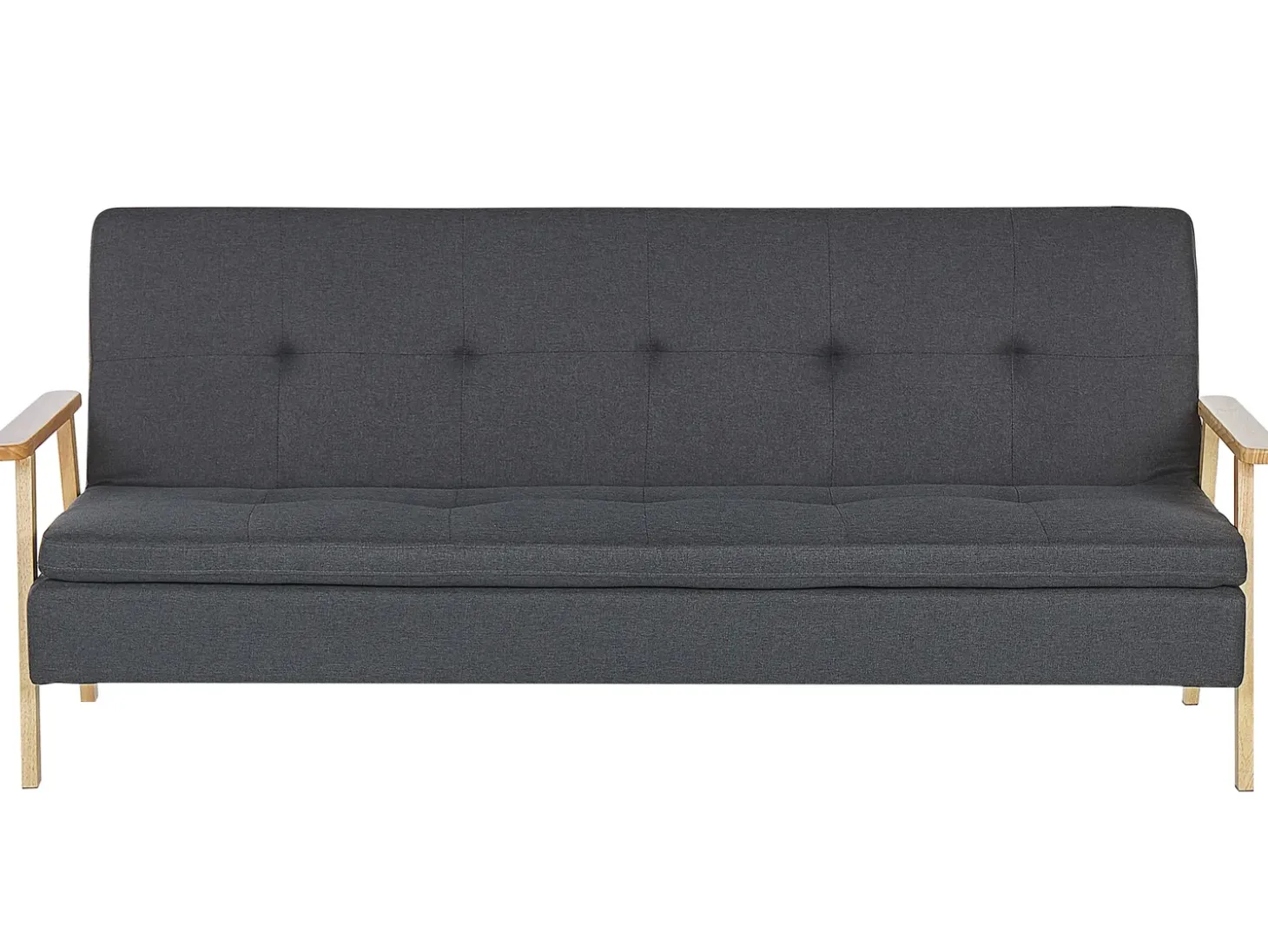 Outlet Sofa rozkładana dla 3 osób TJORN Ciemnoszary Sofy Z Funkcją Spania|Wszystkie Sofy