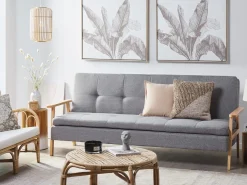 Sofa rozkładana dla 3 osób TJORN Jasnoszary Sofy Z Funkcją Spania|Wszystkie Sofy