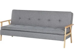 Sofa rozkładana dla 3 osób TJORN Jasnoszary Sofy Z Funkcją Spania|Wszystkie Sofy