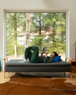 Discount Sofa rozkładana dla 3 osób TJORN Szary Sofy Z Funkcją Spania|Wszystkie Sofy