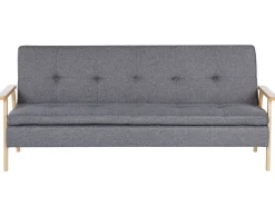 Discount Sofa rozkładana dla 3 osób TJORN Szary Sofy Z Funkcją Spania|Wszystkie Sofy
