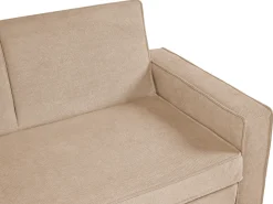 Outlet Sofa rozkładana dla 2 osób UTTELA Jasnobrązowy Sofy Z Funkcją Spania|Wszystkie Sofy
