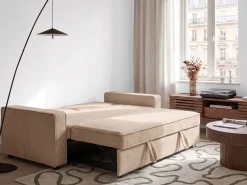 Outlet Sofa rozkładana dla 2 osób UTTELA Jasnobrązowy Sofy Z Funkcją Spania|Wszystkie Sofy