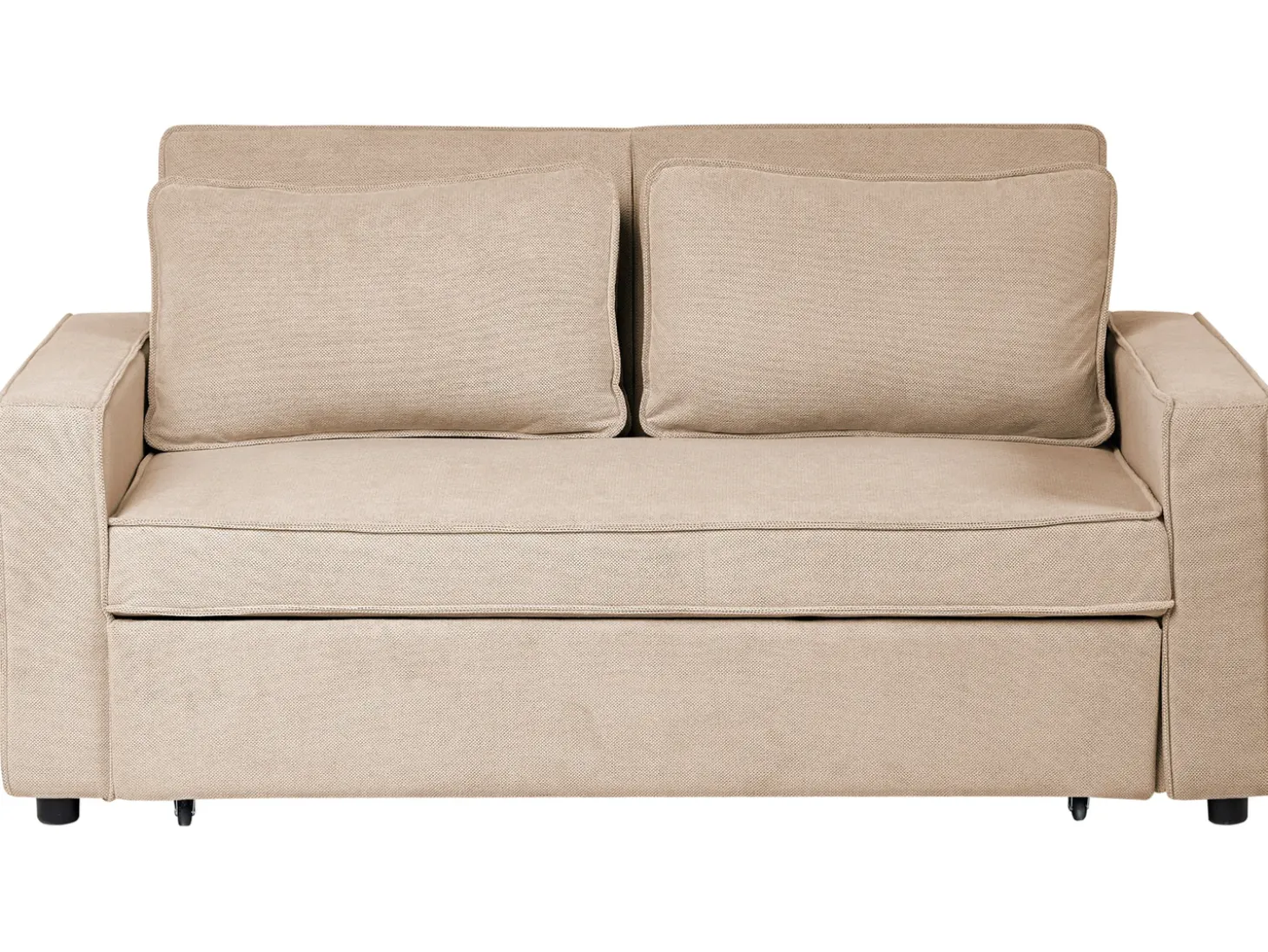 Outlet Sofa rozkładana dla 2 osób UTTELA Jasnobrązowy Sofy Z Funkcją Spania|Wszystkie Sofy