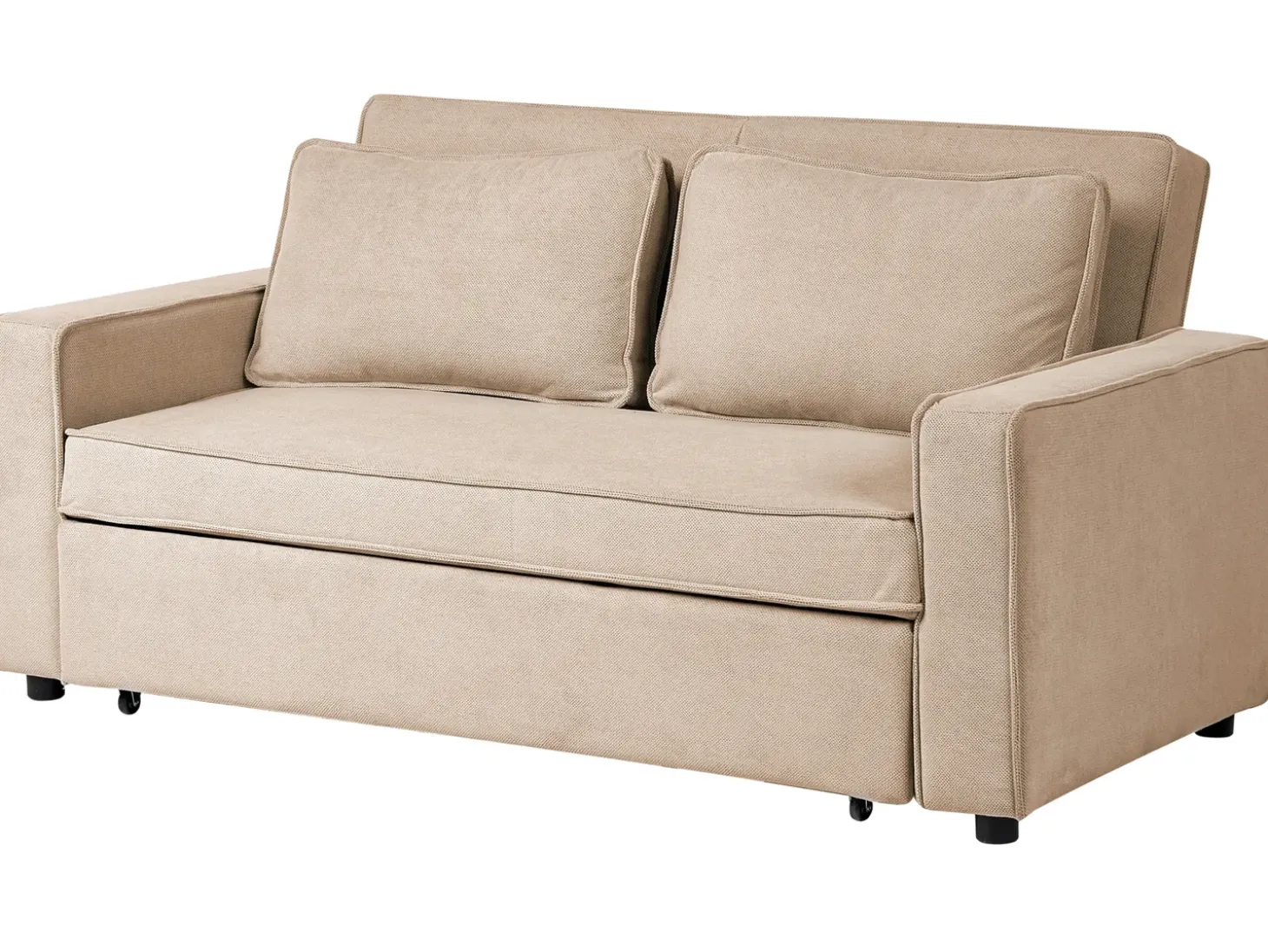 Outlet Sofa rozkładana dla 2 osób UTTELA Jasnobrązowy Sofy Z Funkcją Spania|Wszystkie Sofy