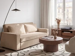 Outlet Sofa rozkładana dla 2 osób UTTELA Jasnobrązowy Sofy Z Funkcją Spania|Wszystkie Sofy
