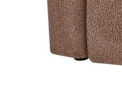 Clearance Sofa rozkładana dla 3 osób VAXHOLM Boucle Brązowy ze schowkiem Sofy Z Funkcją Spania|Wszystkie Sofy