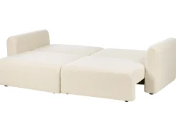 Hot Sofa rozkładana dla 3 osób VAXHOLM Boucle Złamana biel ze schowkiem Sofy Z Funkcją Spania|Wszystkie Sofy