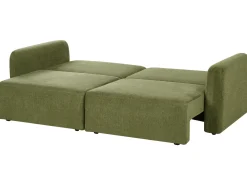Sofa rozkładana dla 3 osób VAXHOLM Zielony ze schowkiem Sofy Z Funkcją Spania|Wszystkie Sofy