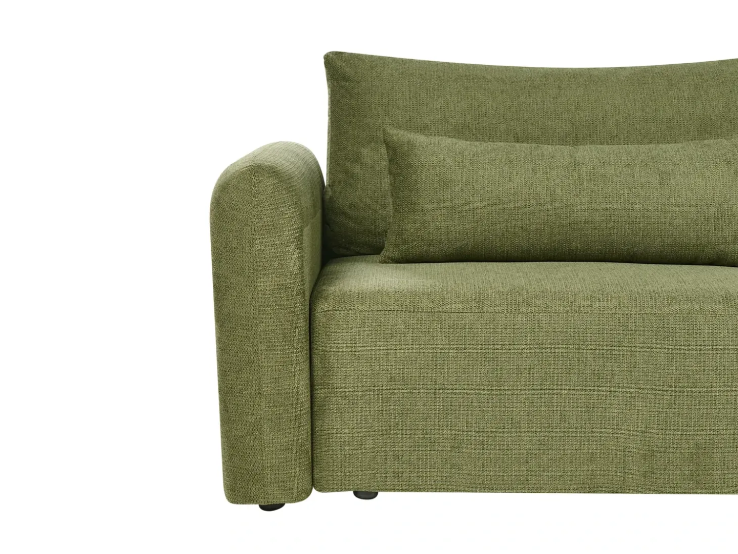 Sofa rozkładana dla 3 osób VAXHOLM Zielony ze schowkiem Sofy Z Funkcją Spania|Wszystkie Sofy