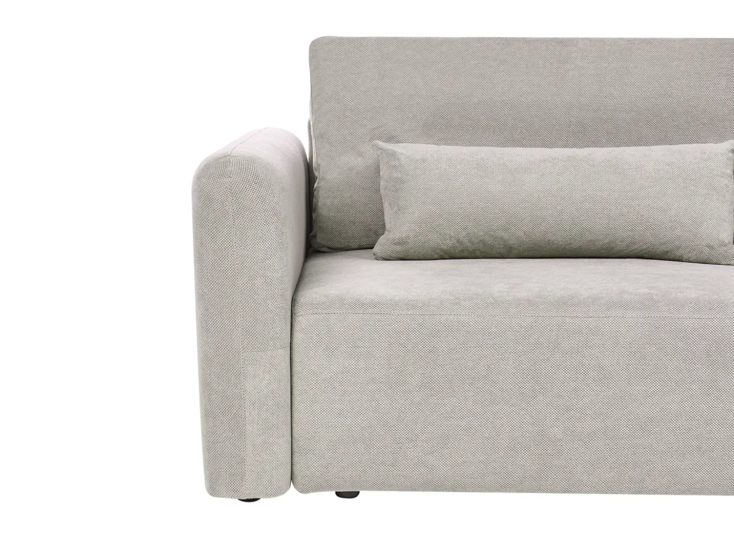 Online Sofa rozkładana dla 3 osób VAXHOLM Szary ze schowkiem Sofy Z Funkcją Spania|Wszystkie Sofy