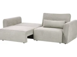 Online Sofa rozkładana dla 3 osób VAXHOLM Szary ze schowkiem Sofy Z Funkcją Spania|Wszystkie Sofy