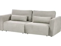Online Sofa rozkładana dla 3 osób VAXHOLM Szary ze schowkiem Sofy Z Funkcją Spania|Wszystkie Sofy
