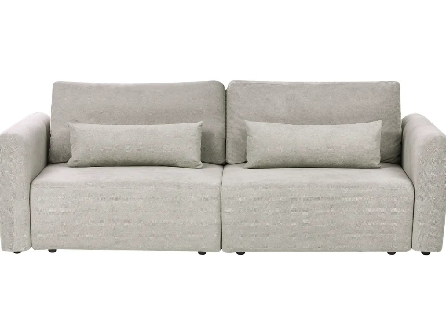 Online Sofa rozkładana dla 3 osób VAXHOLM Szary ze schowkiem Sofy Z Funkcją Spania|Wszystkie Sofy