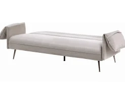 New Sofa rozkładana dla 3 osób VAYLA Szary Sofy Z Funkcją Spania|Wszystkie Sofy