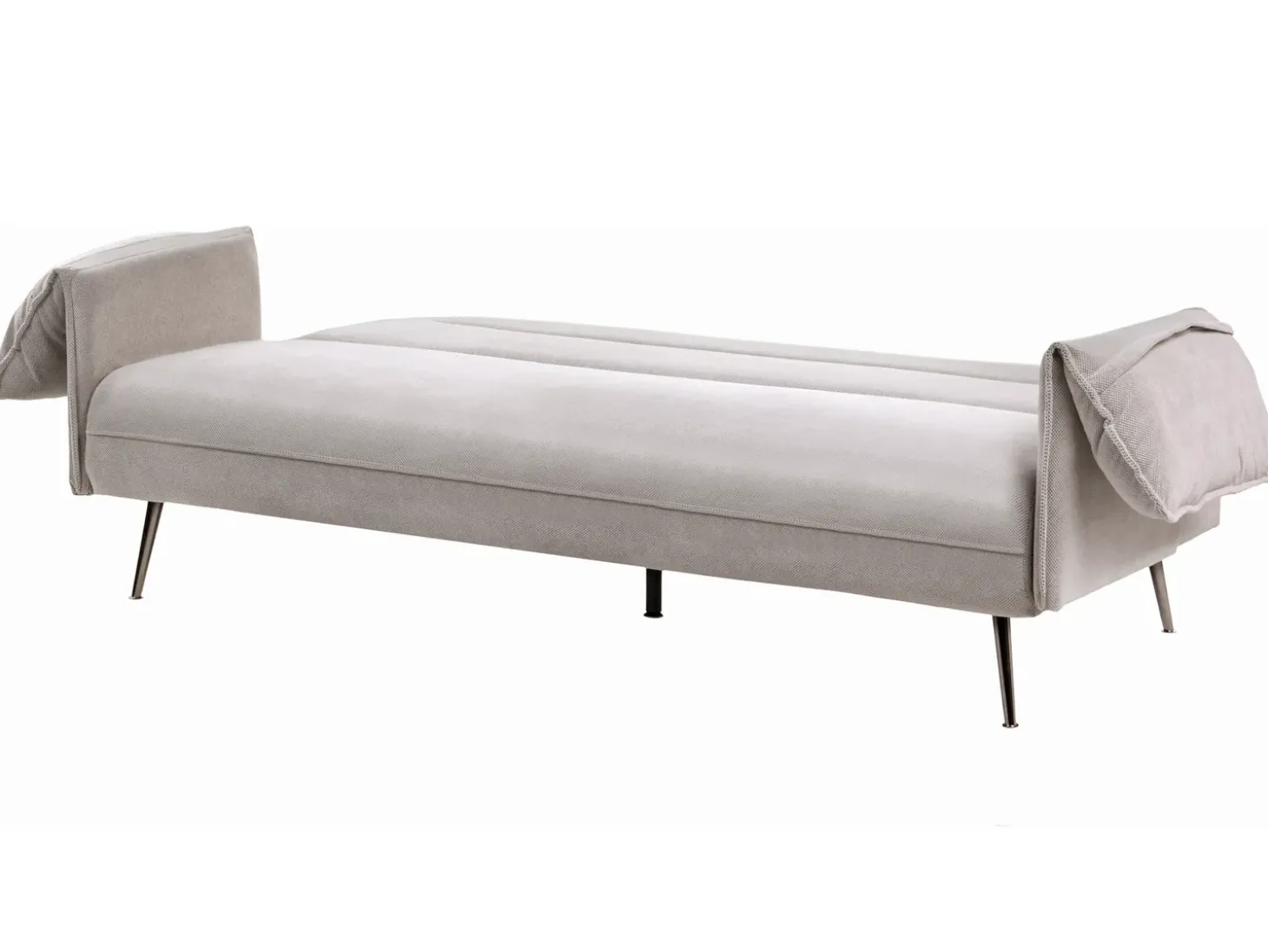 New Sofa rozkładana dla 3 osób VAYLA Szary Sofy Z Funkcją Spania|Wszystkie Sofy