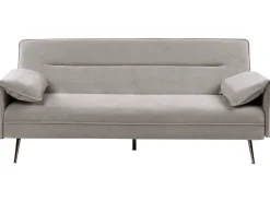 New Sofa rozkładana dla 3 osób VAYLA Szary Sofy Z Funkcją Spania|Wszystkie Sofy