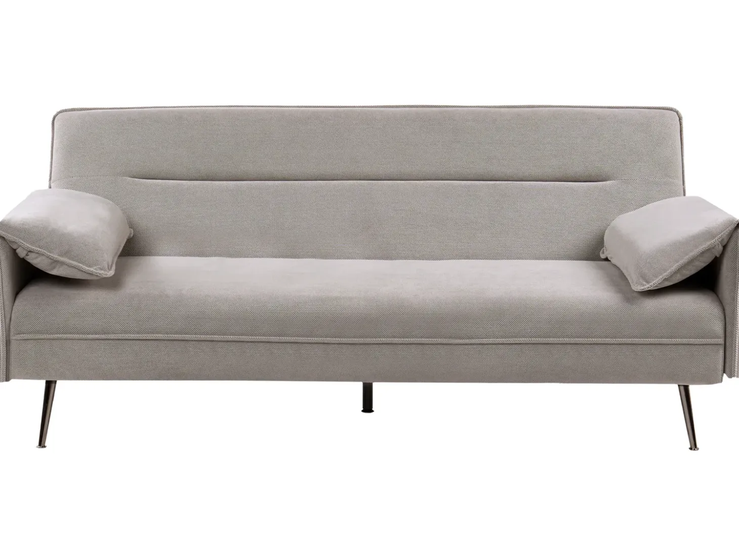 New Sofa rozkładana dla 3 osób VAYLA Szary Sofy Z Funkcją Spania|Wszystkie Sofy