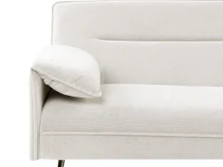 Discount Sofa rozkładana dla 3 osób VAYLA Złamana biel Sofy Z Funkcją Spania|Wszystkie Sofy