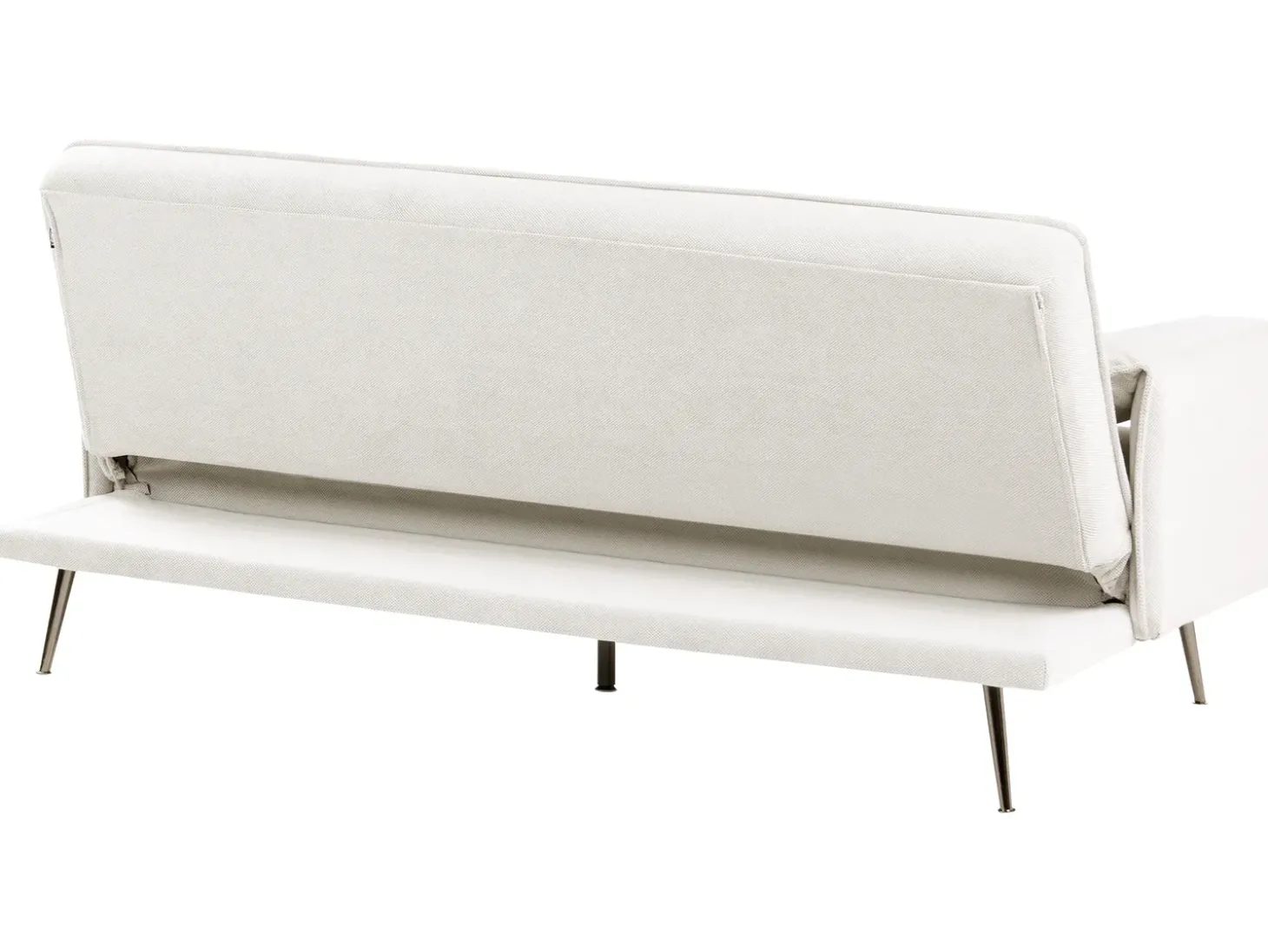 Discount Sofa rozkładana dla 3 osób VAYLA Złamana biel Sofy Z Funkcją Spania|Wszystkie Sofy