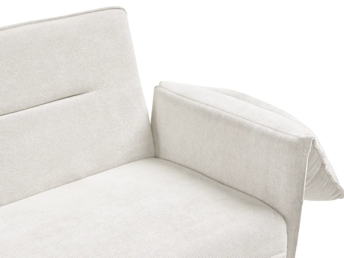 Discount Sofa rozkładana dla 3 osób VAYLA Złamana biel Sofy Z Funkcją Spania|Wszystkie Sofy