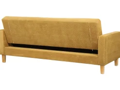 Outlet Sofa rozkładana dla 3 osób VEHKOO Musztardowy Sofy Z Funkcją Spania|Wszystkie Sofy