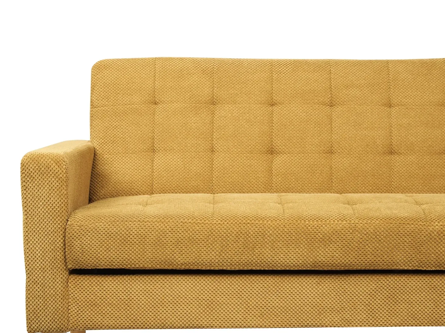 Outlet Sofa rozkładana dla 3 osób VEHKOO Musztardowy Sofy Z Funkcją Spania|Wszystkie Sofy