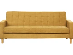 Outlet Sofa rozkładana dla 3 osób VEHKOO Musztardowy Sofy Z Funkcją Spania|Wszystkie Sofy