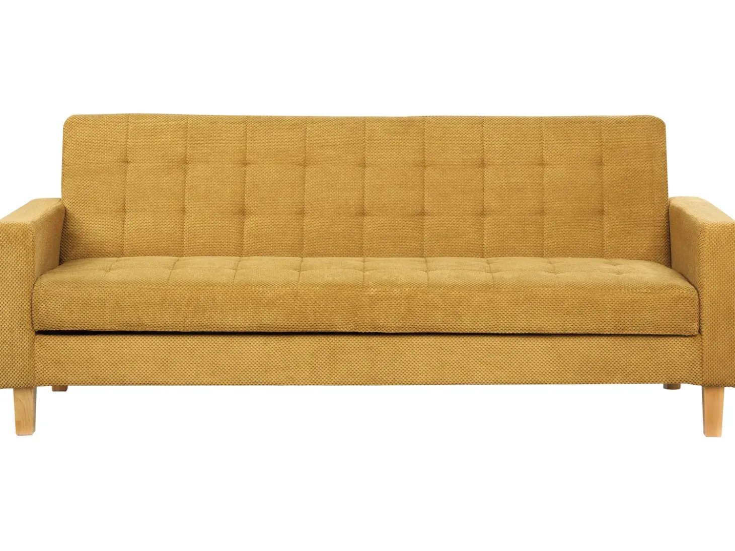 Outlet Sofa rozkładana dla 3 osób VEHKOO Musztardowy Sofy Z Funkcją Spania|Wszystkie Sofy