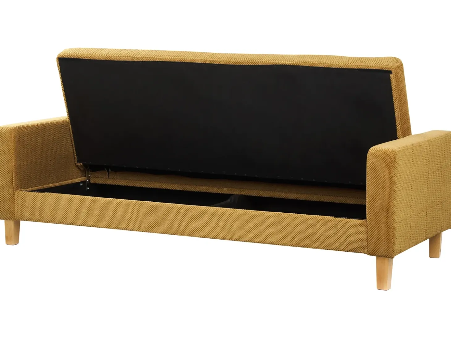 Outlet Sofa rozkładana dla 3 osób VEHKOO Musztardowy Sofy Z Funkcją Spania|Wszystkie Sofy