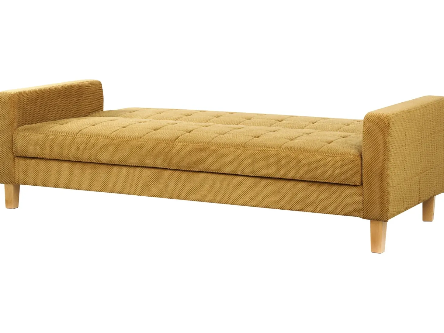 Outlet Sofa rozkładana dla 3 osób VEHKOO Musztardowy Sofy Z Funkcją Spania|Wszystkie Sofy