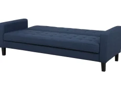 Sofa rozkładana dla 3 osób VEHKOO Ciemnoniebieski