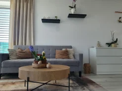 Sofa rozkładana dla 3 osób VEHKOO Jasnoszary